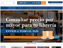 Tablet Screenshot of libreriadelaciudad.com